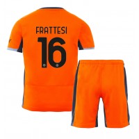 Inter Milan Davide Frattesi #16 3rd trikot Kinder 2023-24 Kurzarm (+ Kurze Hosen)